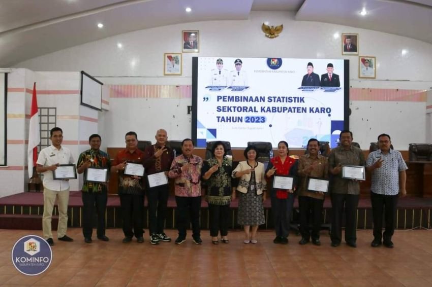 Bupati Karo Buka Pembinaan Statistik Sektoral di Lingkungan Pemerintah Kabupaten Karo