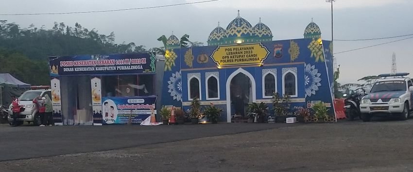 Posko Mudik Polres Purbalingga Nyaman Untuk Istirahat
