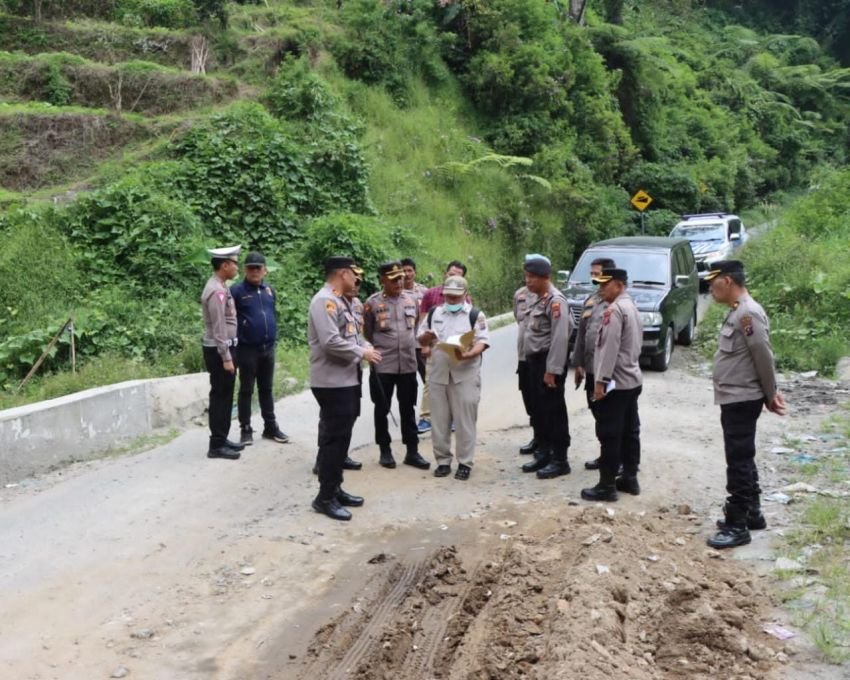 Kapolres Tanah Karo Cek Langsung Jalur Mudik Lebaran