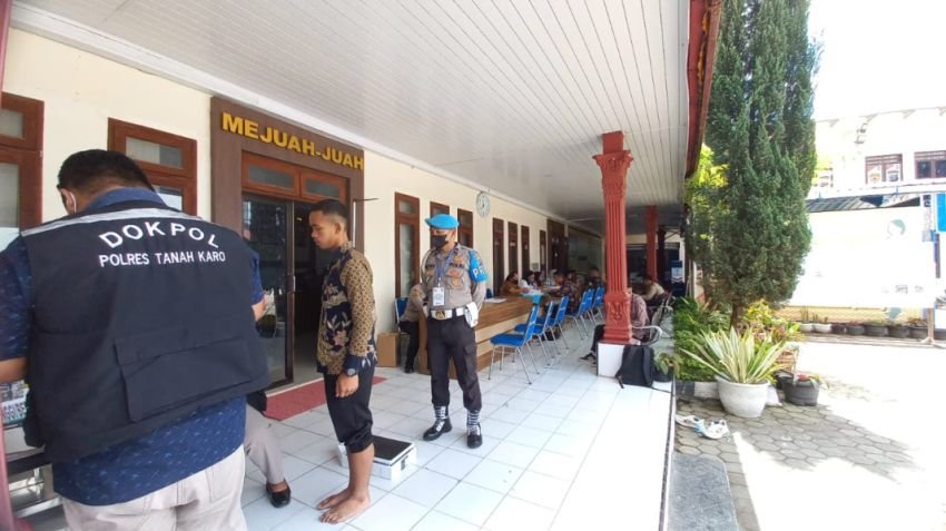 Rikmin Casis Anggota Polri Tahun 2023 Digelar Di Polres Tanah Karo