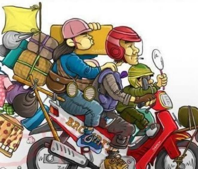 Tancap Gas, Seorang Pemudik Sepeda Motor Tak Sadar Anak Istrinya Tertinggal