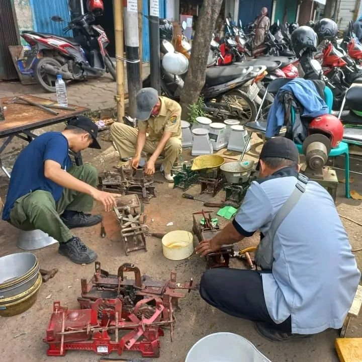 Hindari Kecurangan Para Pedagang, Metrologi Legal Kota Pekalongan Lakukan Tera Ulang