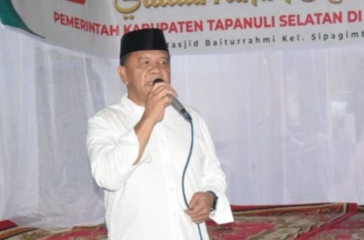 Sekda Silaturahmi Ramadan di Masjid Baiturrahman Sipagimbar
