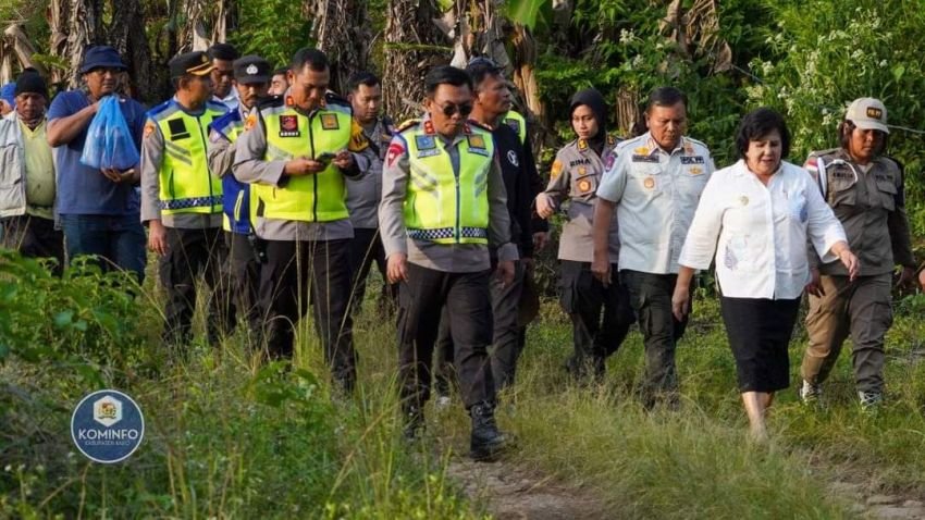 Bupati Karo Tinjau Kebocoran Pipa Air PDAM Tirta Malem