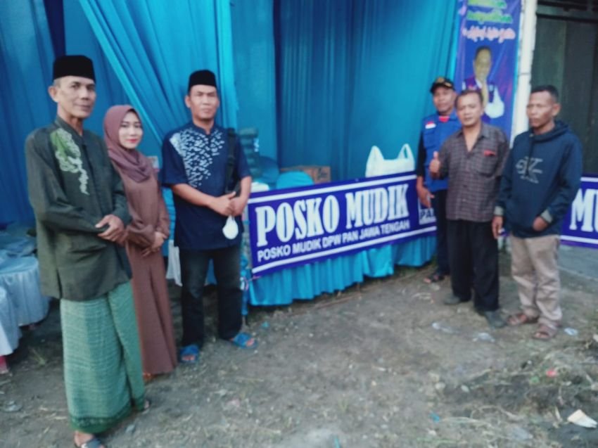 Bantu Pemudik, PAN Jateng Dirikan Posko di Pemalang