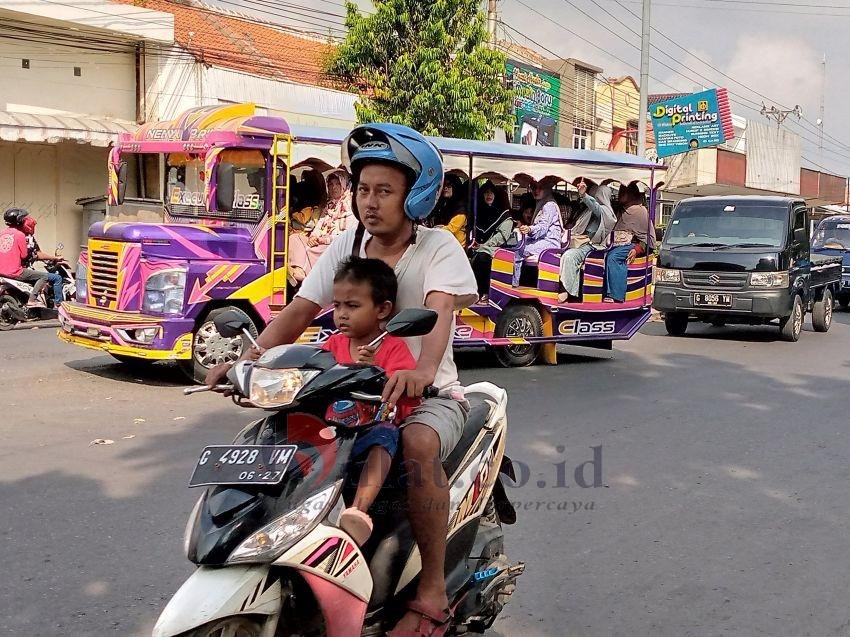 Odong-odong Bebas Melintas di Pemalang Kota