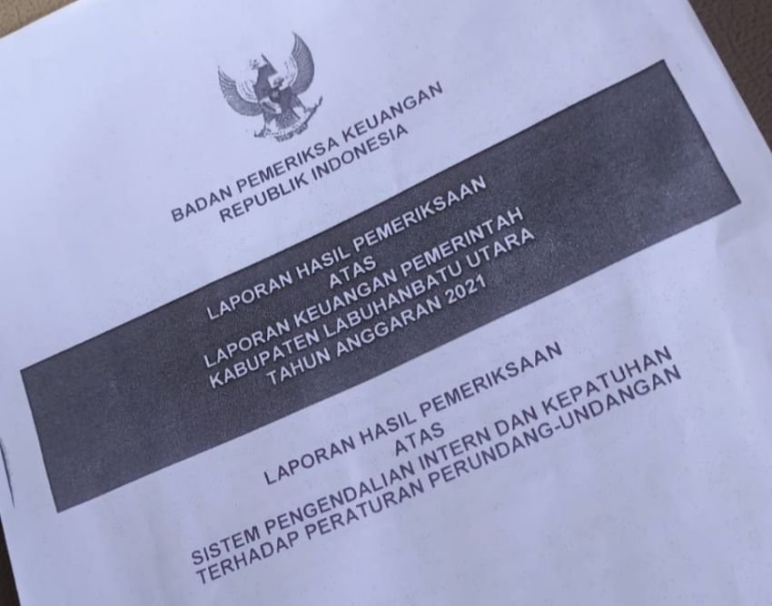 Temuan BPK, 759 Juta Kerugian Daerah di Dinas PUPR Labura Belum Dikembalikan