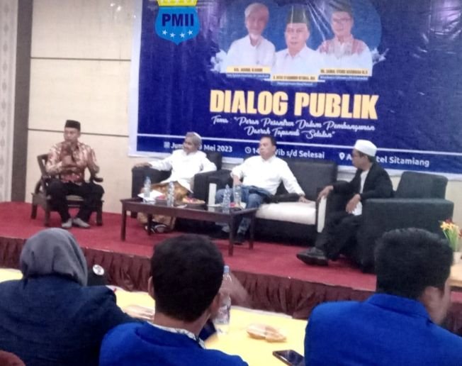 PMII Gelar Dialog Publik Tentang Peran Pesantren Dalam Pembangunan di Tapsel