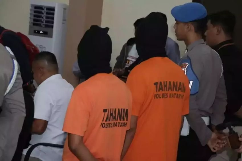Dua Pria Dibekuk Satgas TPPO Polresta Mataram, Janjikan Gaji Tinggi Kepada Korban