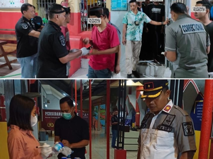 Geledah Kamar Hunian, Karutan Sumenep Tes Urine 46 WBP