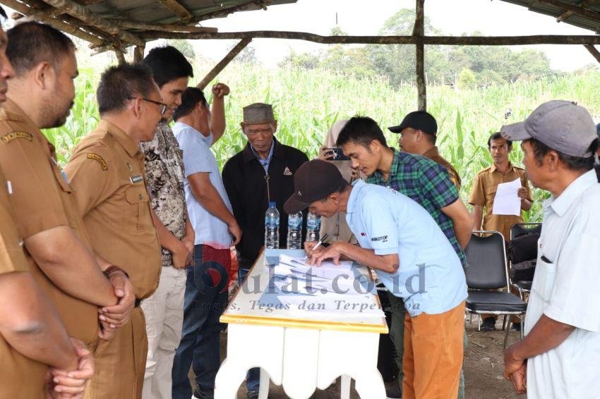 Pengembangan Food Estate Tahap Ke II,20 Petani Kembali Tandatangani Kerjasama Dengan Pengembang