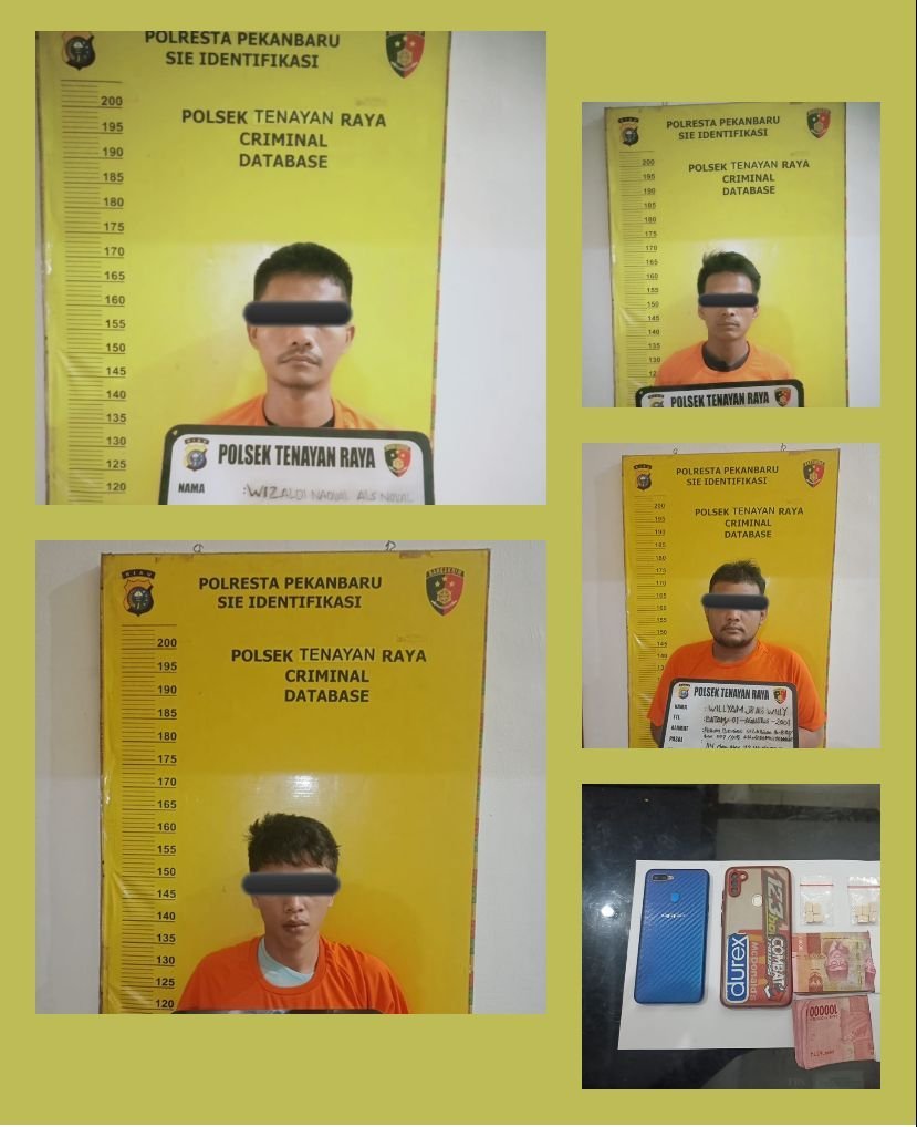 Empat Pelaku Narkoba Ditangkap, Puluhan Ekstasi Disita Polisi di Riau