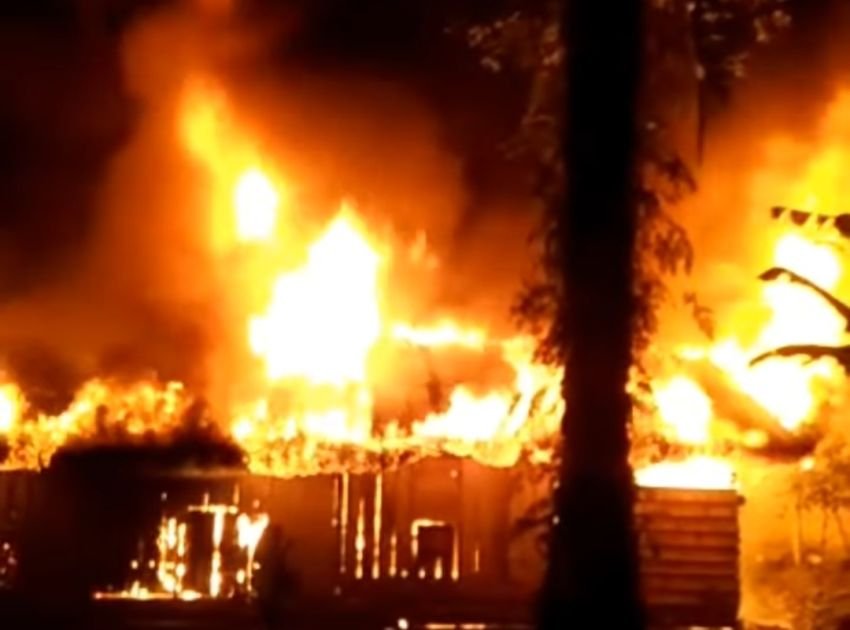 Satu Rumah di Labuhanbatu Ludes Terbakar