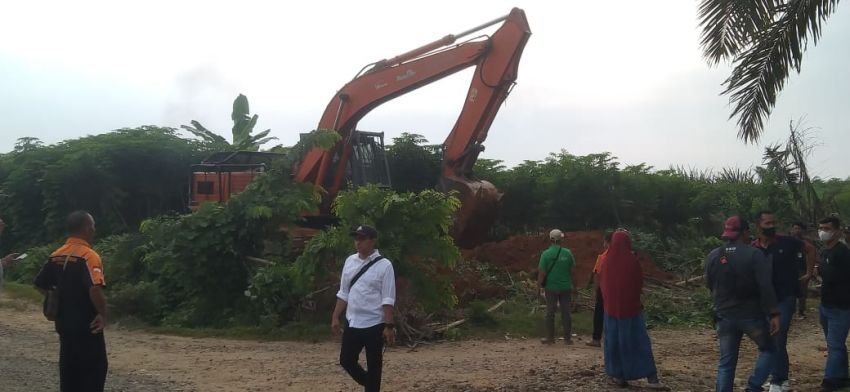 PTPN2 Bersihkan Lahan, Tanaman Warga Diratakan