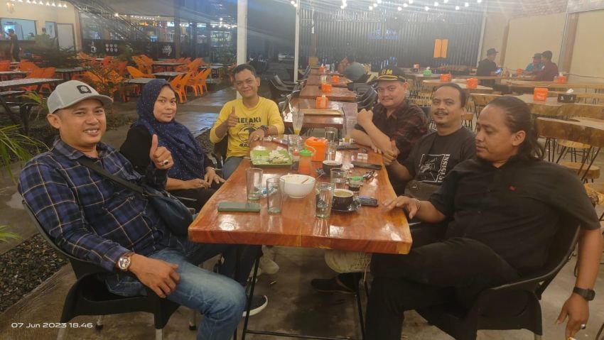 SMSI Silaturrahmi ke Satwar Polres Labuhanbatu, Teguh Sitorus : Terima Kasih Dukungan Para Senior