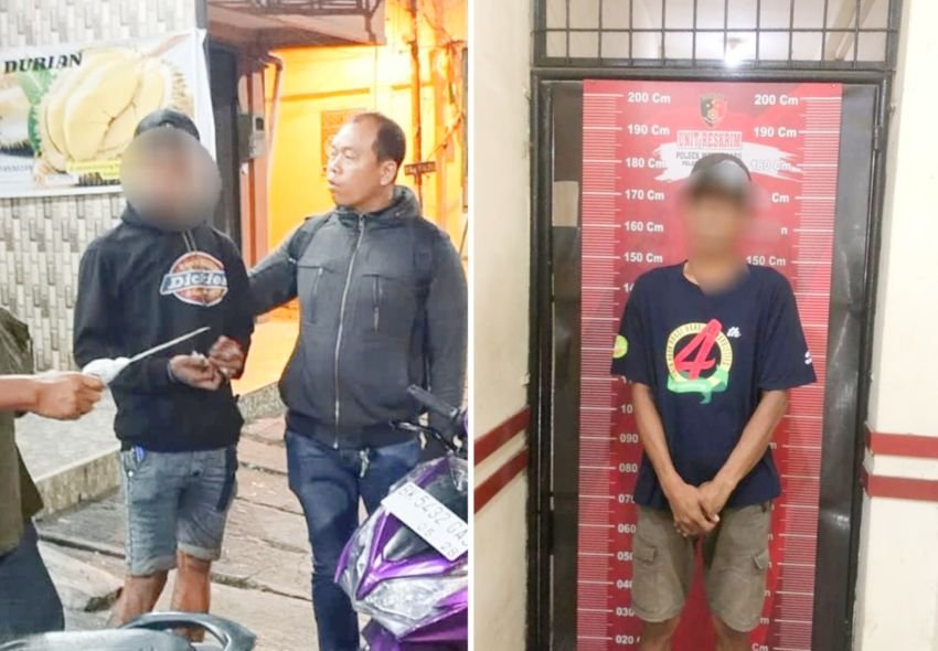 Viral Bawa Pisau, Polsek Medan Baru Ciduk Dua Jukir Liar