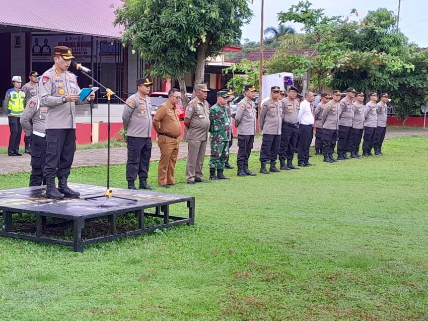 Polresta Deliserdang Gelar Apel Ops Patuh Toba, Ini Pesannya