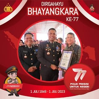 PC INTI Labuhanbatu Terima Piagam Penghargaan Dari Kapolres Labuhanbatu