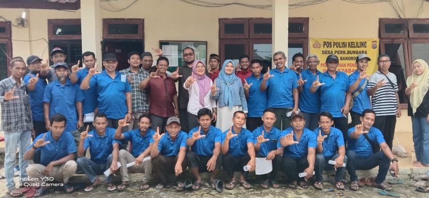 Dukung Ketahanan Pangan, PemDes Perkebunan Bungara Galakan Ternak Lele
