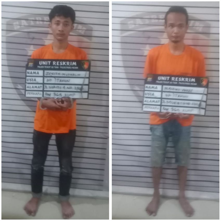 Modus Aplikasi LGBT Hornet, Dua Pencuri Diciduk Polsek Percut Seituan