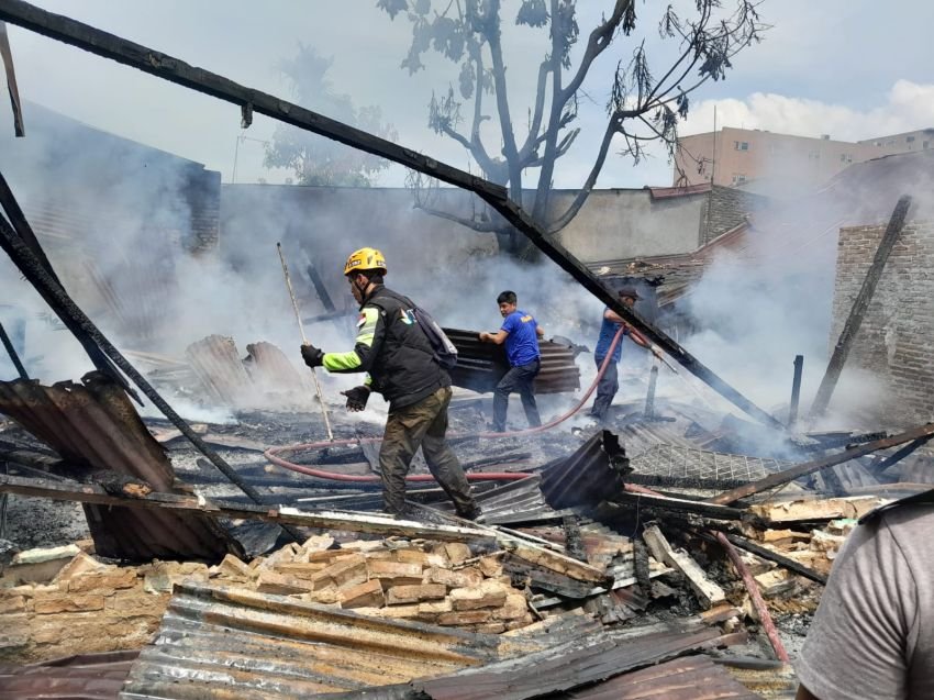 Satu Unit Rumah di Percut Ludes Terbakar