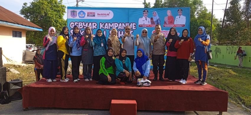 Gebyar Kampanye Sekolah Sehat di Binjai Meriah