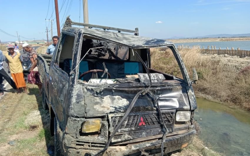 Kurang Fokus Dalam Berkendara, Warga Sumenep Tewas di TKP