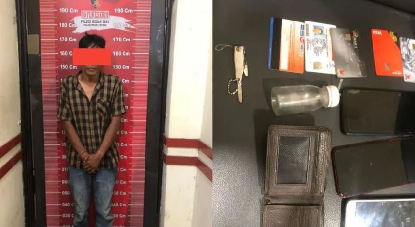 Peras Pelajar, Warga Tanjung Balai Diamankan Polsek Medan Baru