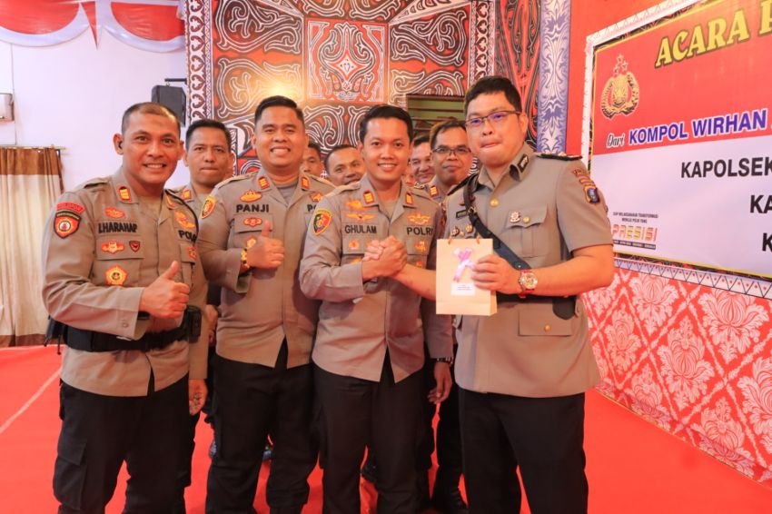 Ini kata Kapolres Labuhanbatu AKBP James Saat Pisah Sambut Kabag Ops, Kapolsek dan Kasi
