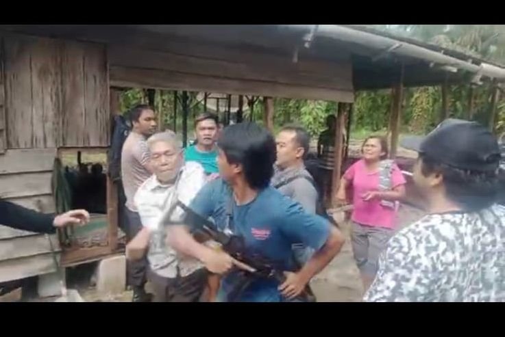 Coba Rampas Senjata Api dan Pukul Petugas, JT dan Keluarga Diamankan Polres Labuhanbatu
