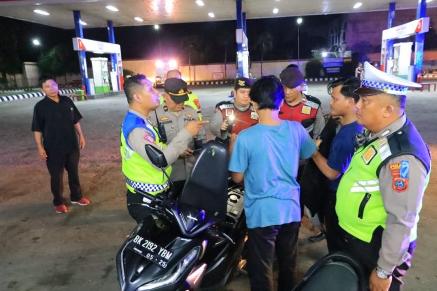 Tekan Angka Kriminalitas Malam, Polres Labuhanbatu Patroli Gelar