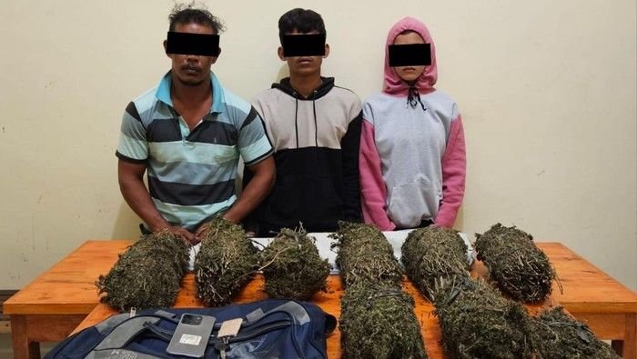 Jadi Pengedar Ganja, Pasutri di Lhokseumawe Ditangkap Polisi