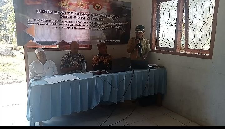 Cegah Penyebaran Paham Khilafah, Densus 88 Sambangi Desa Watu Wangka Manggarai Barat