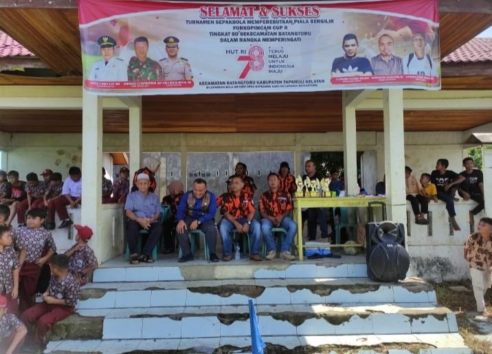 Meriahkan HUT RI Ke-78, PAC PP Batangtoru Gelar Turnamen Sepak Bola Tingkat SMP