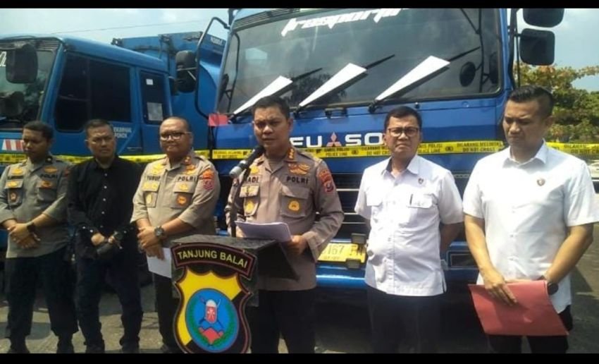 Polda Sumut Tetapkan AN Pemilik 71 Ton Solar Ilegal di Tanjungbalai sebagai Tersangka