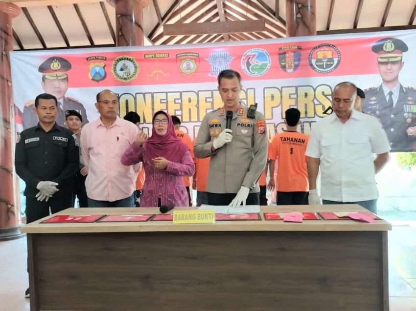 Polres Pamekasan Amankan 8 ‘Pemain’ Narkoba