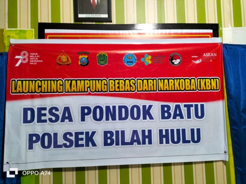 AKP Ramses Ajak Warga Tolak Narkoba di Bilah Hulu