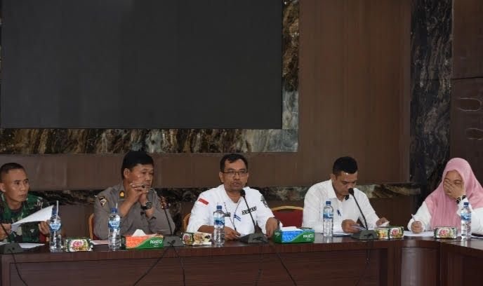 Forkopimda Plus Kota Padang Sidimpuan Gelar Rapat Persiapan HUT RI Ke-78