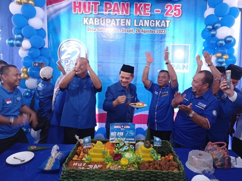Rayakan HUT PAN Ke 25, Indra Bakti : Siap Maju Demi Rakyat