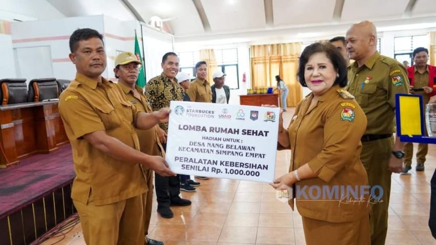 Lomba Rumah Sehat Kabupaten Karo Digelar