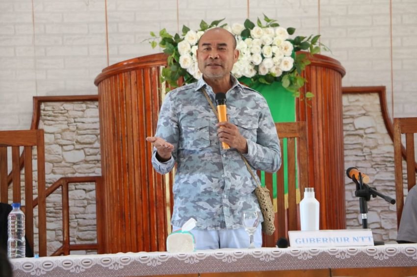 Gubernur NTT Apresiasi Program Properjet Jemaat Ebenhaezer Noekaesmuti Desa Erbaun