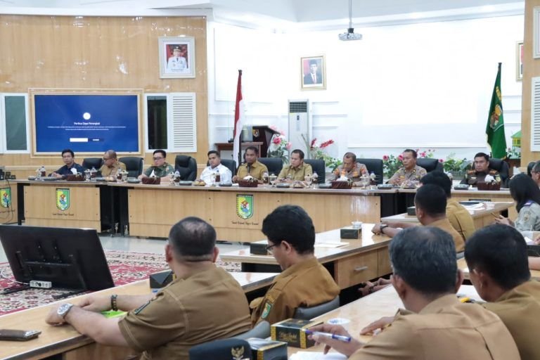 Bupati Sergai Pimpin Rapat Forkopimda Bahas Sektor Pertanahan