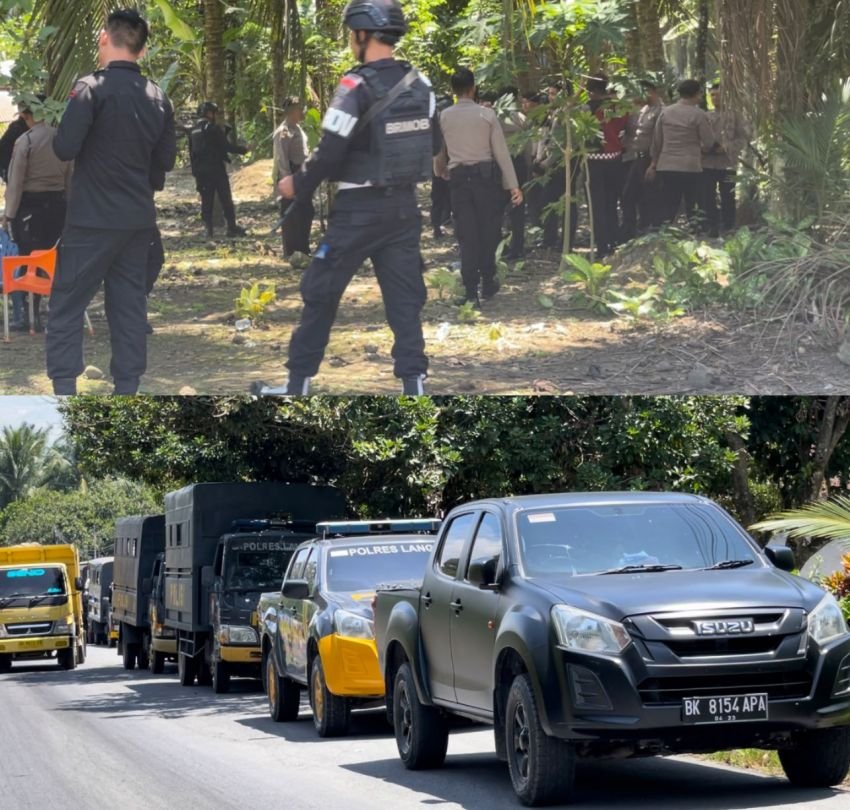 Tangkap Pelaku Pembunuhan, Personel Polres Langkat Disandra