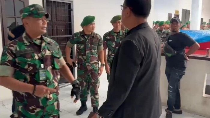 Ingin Bertemu Kasat Reskrim, Personel Kodam I/BB Ramia-Ramai Datangi Polrestabes Medan