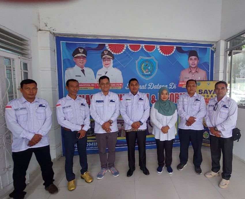 Jelang Pelantikan, Pengurus SMSI Audensi ke Diskominfo Labuhanbatu