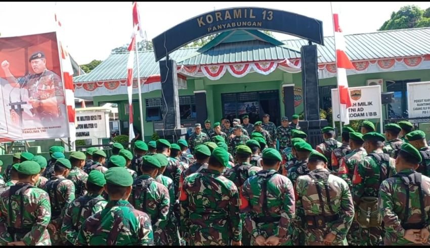 500 Pasukan TNI Diturunkan Amankan Pilkades Serentak di Madina