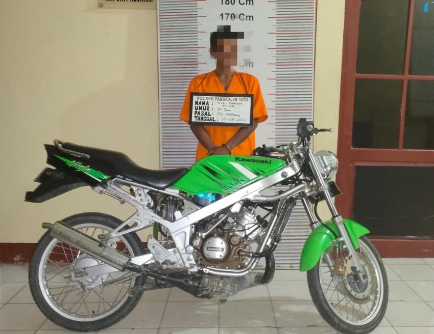 Pria di Langkat Gelapkan Sepeda Motor Temannya, Modus Pinjam