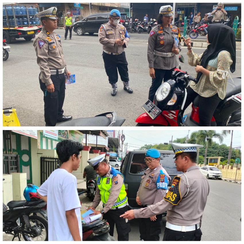 Ops Zebra Toba 2023, Sat Lantas Polres Binjai Tilang 315 dan Berikan 1599 Teguran