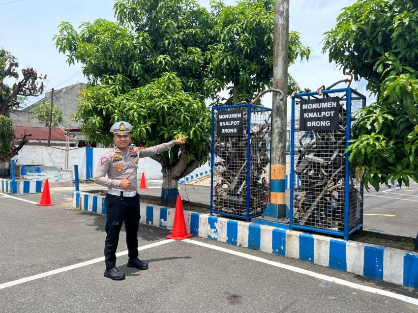 Mei-Agustus 2023 Sat Lantas Polres Labuhanbatu Amankan 300 Knalpot Brong