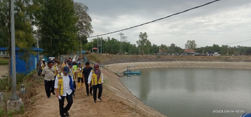 Satker BBWS Brantas Pantau Pekerjaan Fisik Embung Samiran di Pamekasan